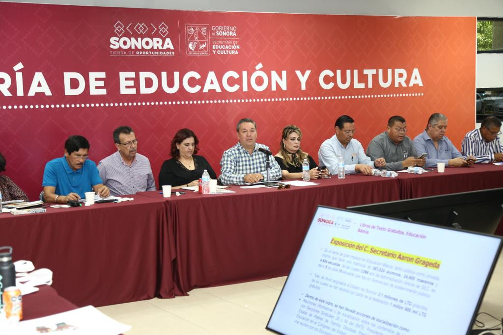 Presenta SEC Sonora informe sobre organización del ciclo escolar 2023